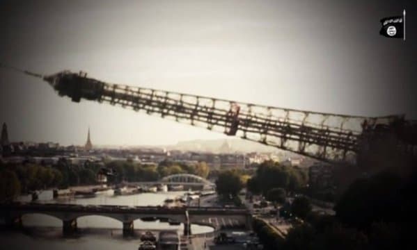 TENSO: Estado Islâmico ameaça derrubar Torre Eiffel em novo vídeo