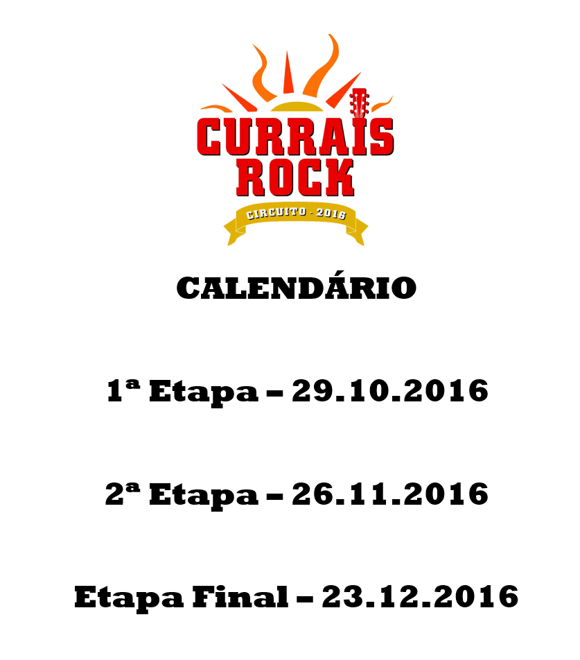 Circuito Currais Rock 2016 tem datas divulgadas, novo local e projeto de financiamento coletivo