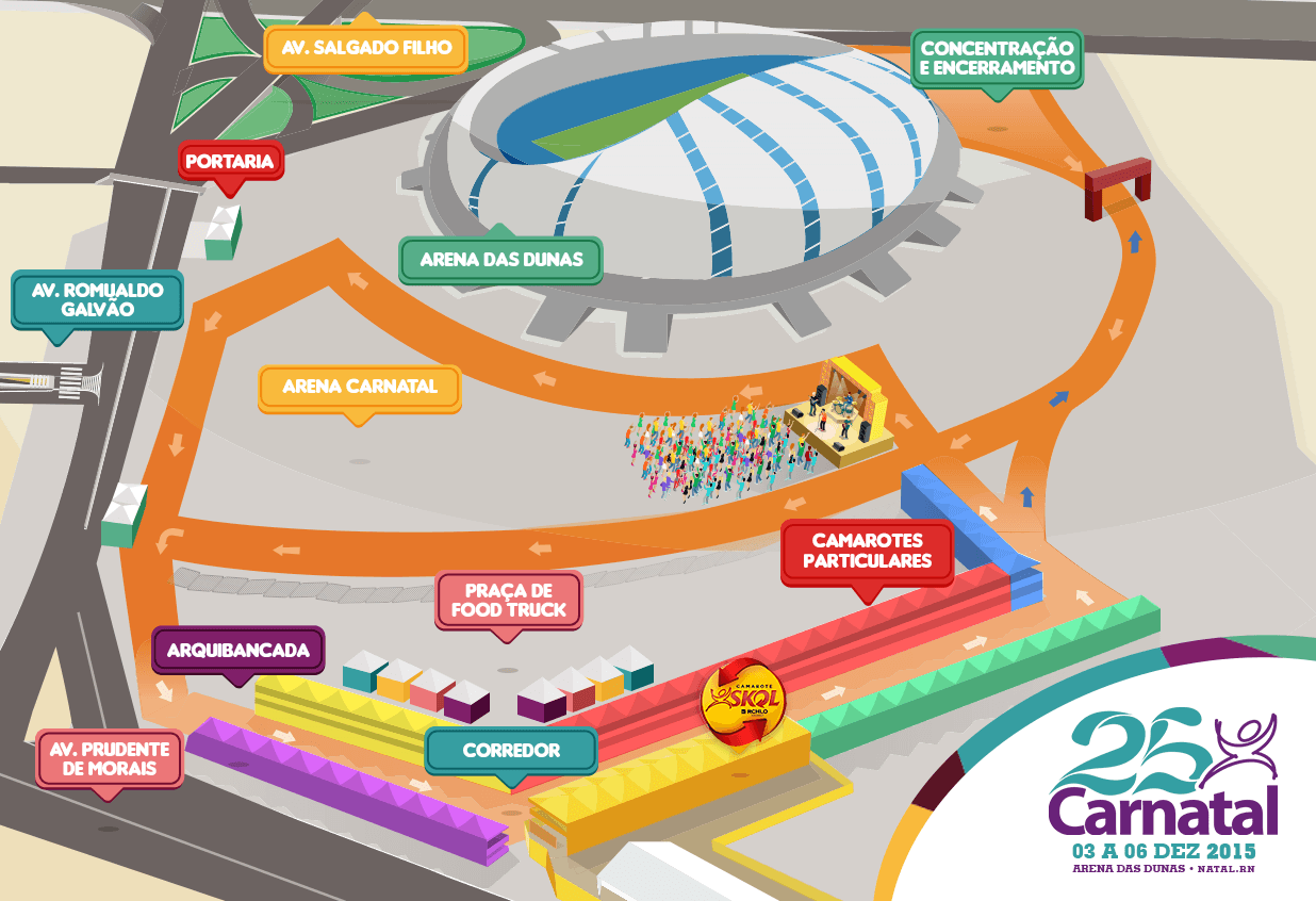 CARNATAL 2015 começa nesta quinta-feira; veja mapa da Folia