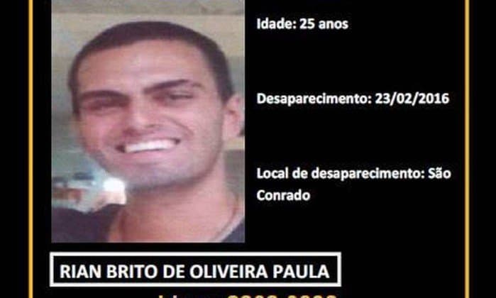 FOTO: Neto de Chico Anysio está desaparecido há três dias
