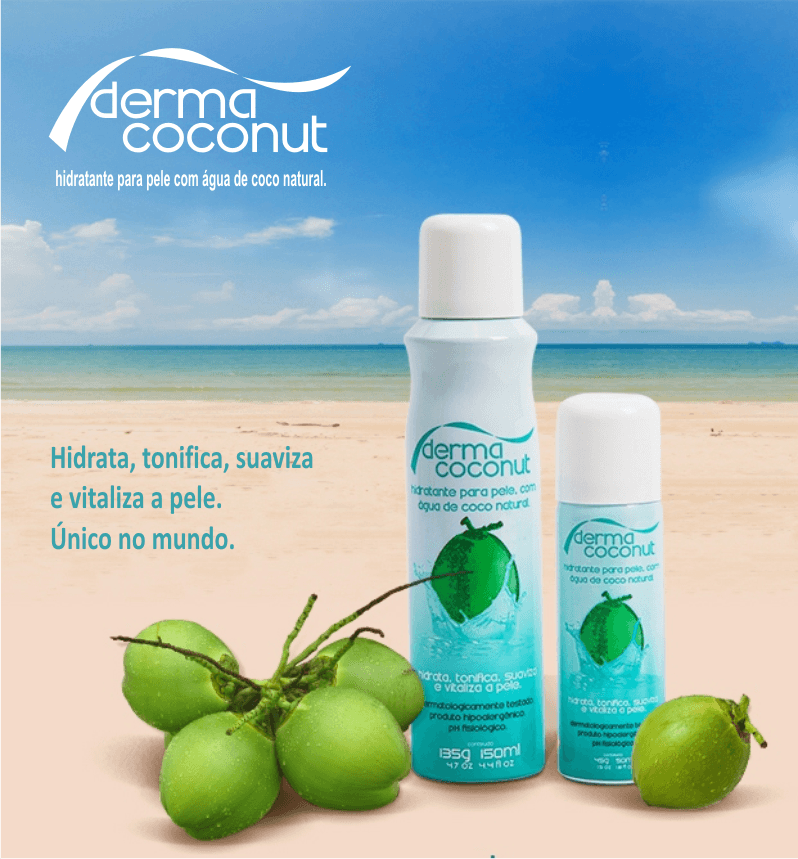 VÍDEO: Está no ar em rede nacional na BAND, campanha publicitária do DERMACOCONUT SPRAY