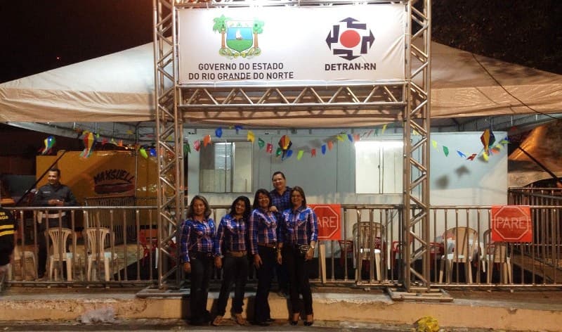 Mossoró Cidade Junina recebe equipe de educação do Detran