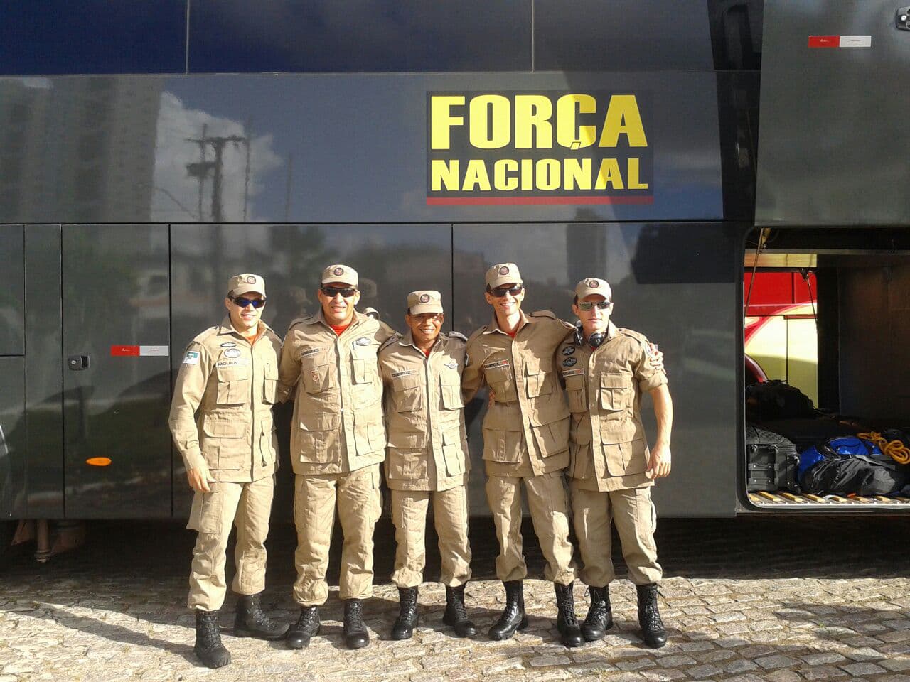 FOTO: Bombeiros do RN são empregados na Força Nacional