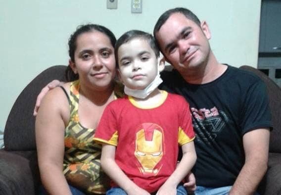 SOLIDARIEDADE: Família abre conta para ajudar garotinho em Caicó com leucemia; ajude fazendo sua doação