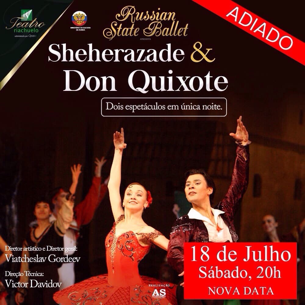 Nota de adiamento Russian State Ballet