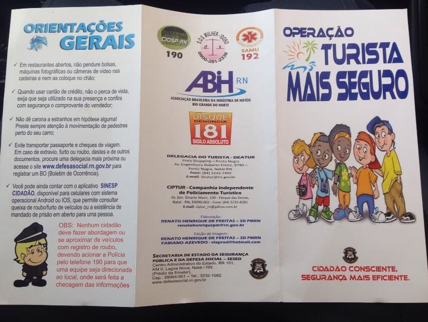 PM orienta turistas sobre medidas preventivas de segurança no litoral potiguar