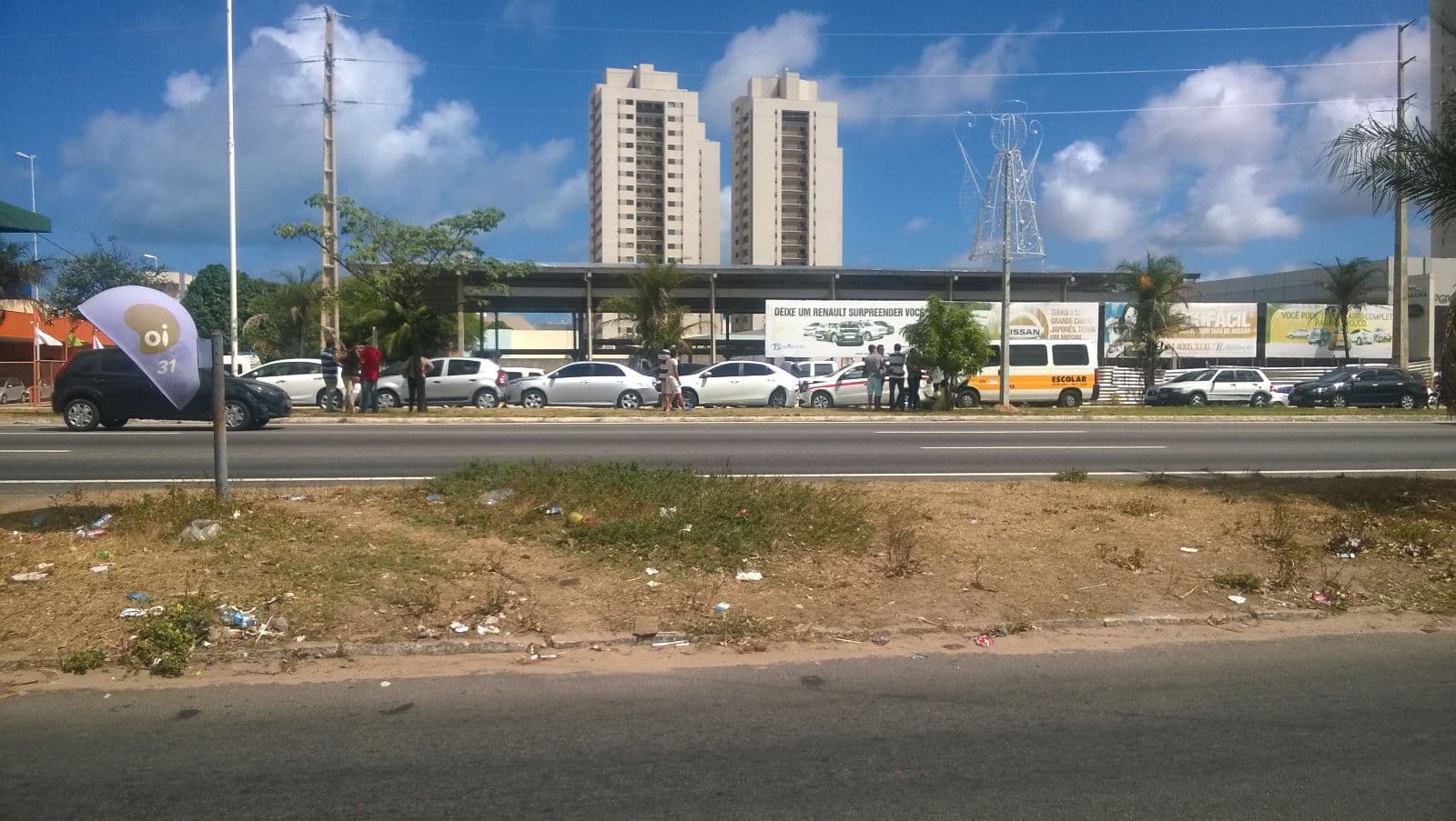FOTOS E VÍDEO: Engavetamento VIOLENTO no início da tarde desta quarta na BR-101, próximo ao viaduto de Ponta Negra