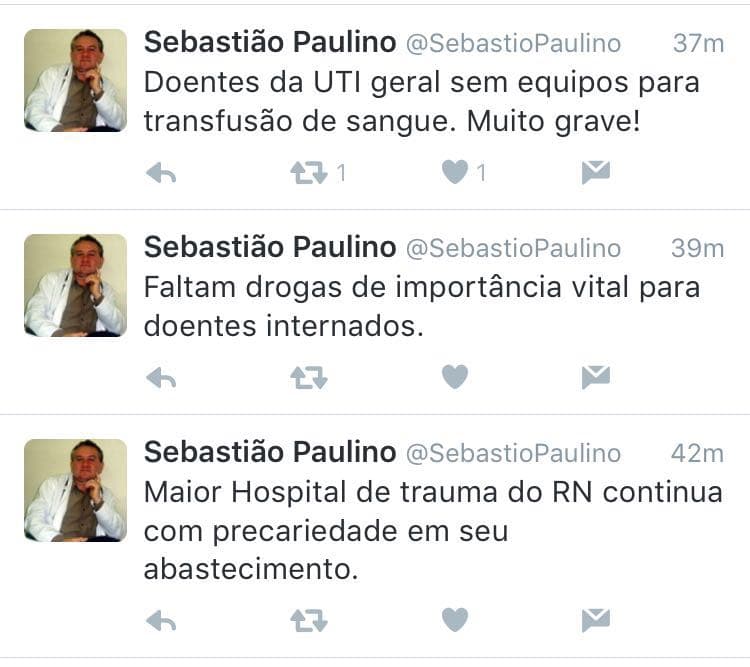 Médico revela angústia e gravidade na precariedade que ainda continua no Walfredo Gurgel