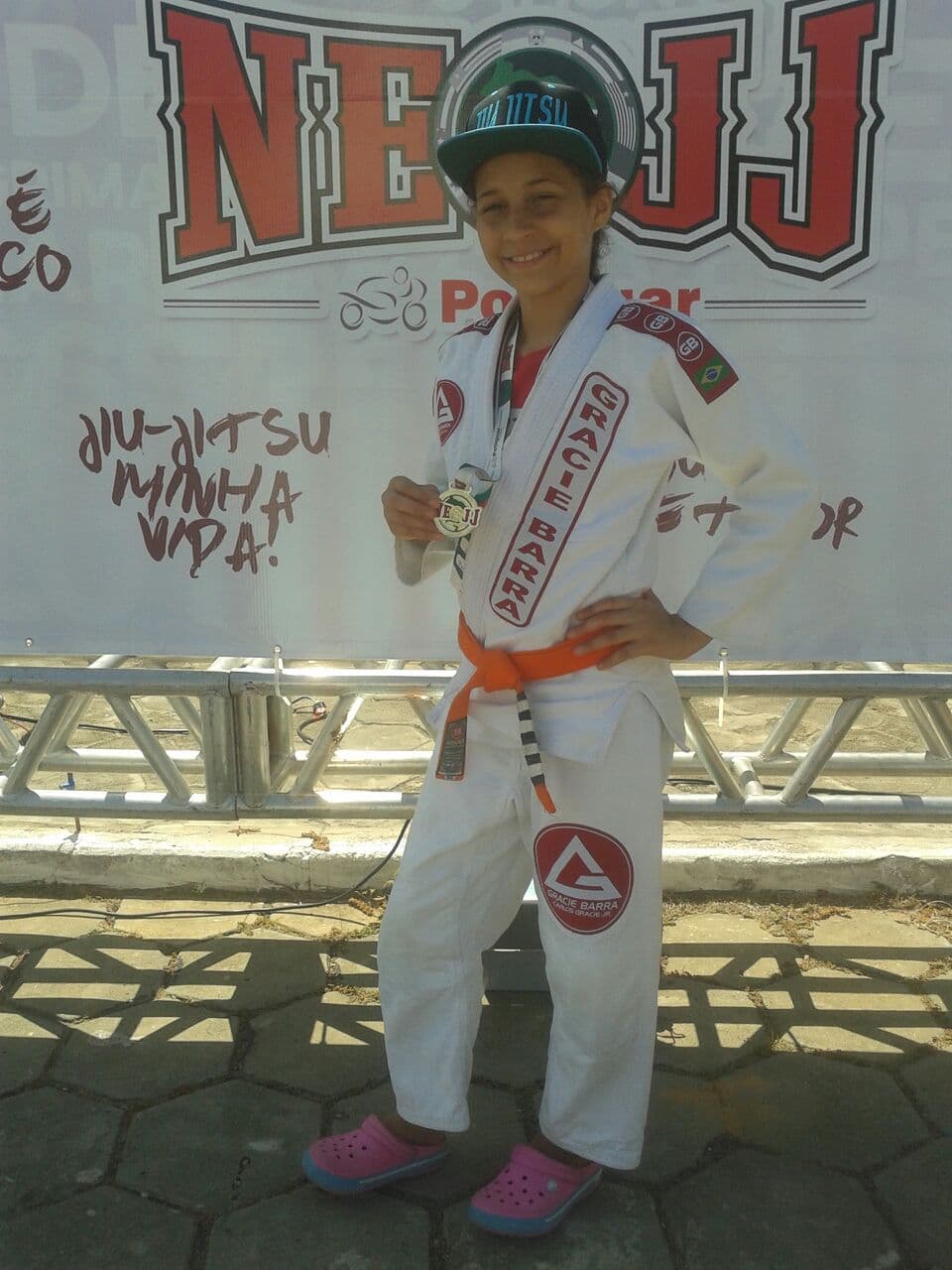 FOTOS: Com apenas 11 anos, revelação do jiu-jitsu potiguar volta a brilhar e conquista ouro no Nordeste Open