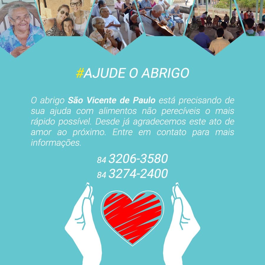 ATENÇÃO: Abrigo de idosos precisa de ajuda urgente