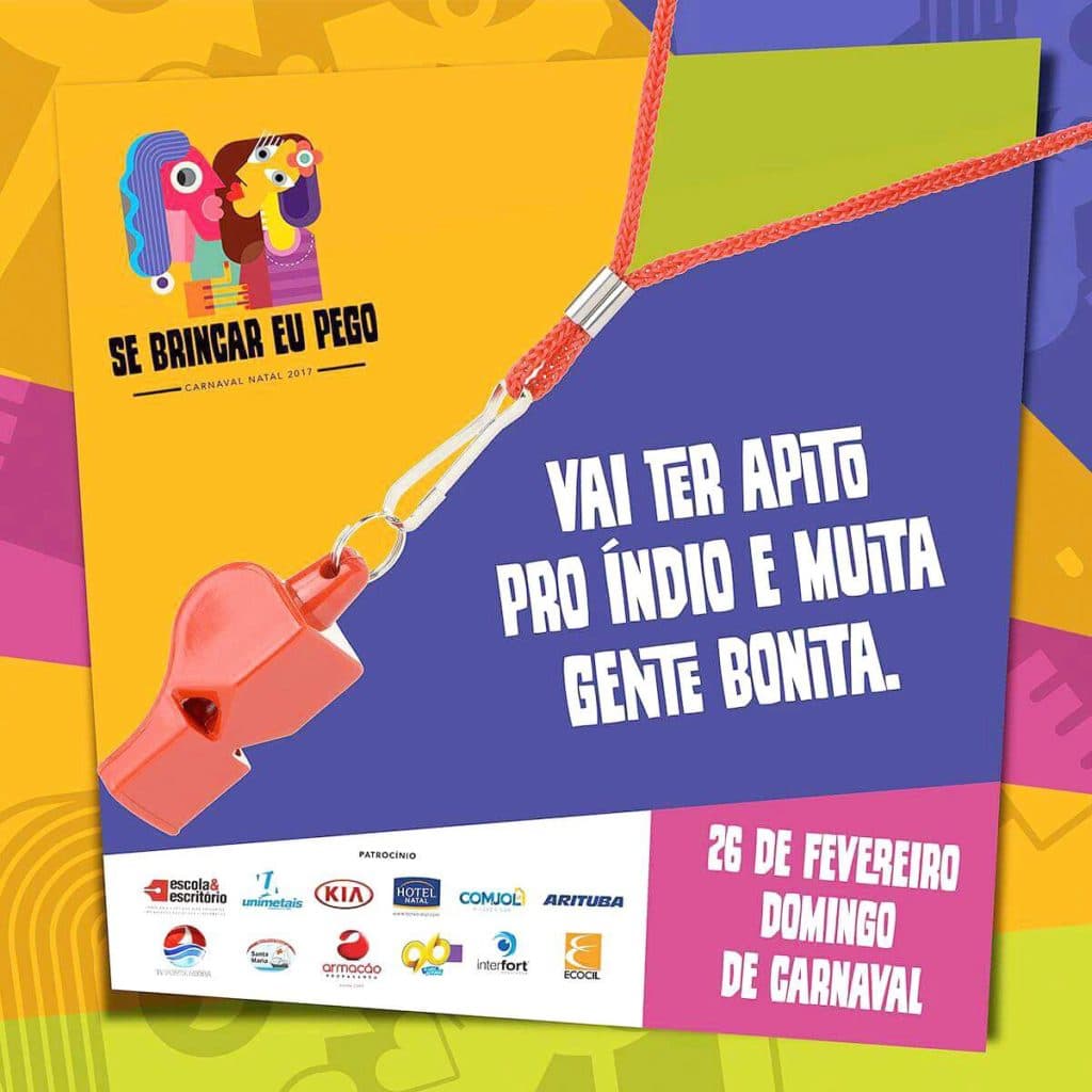 Bloco Se Brincar Eu Pego sai em Ponta Negra no domingo de carnaval