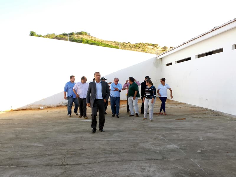 Engenheiros da Secretaria de Estado de Infraestrutura - SIN realizaram inspeção no Pavilhão 4 de Alcaçuz