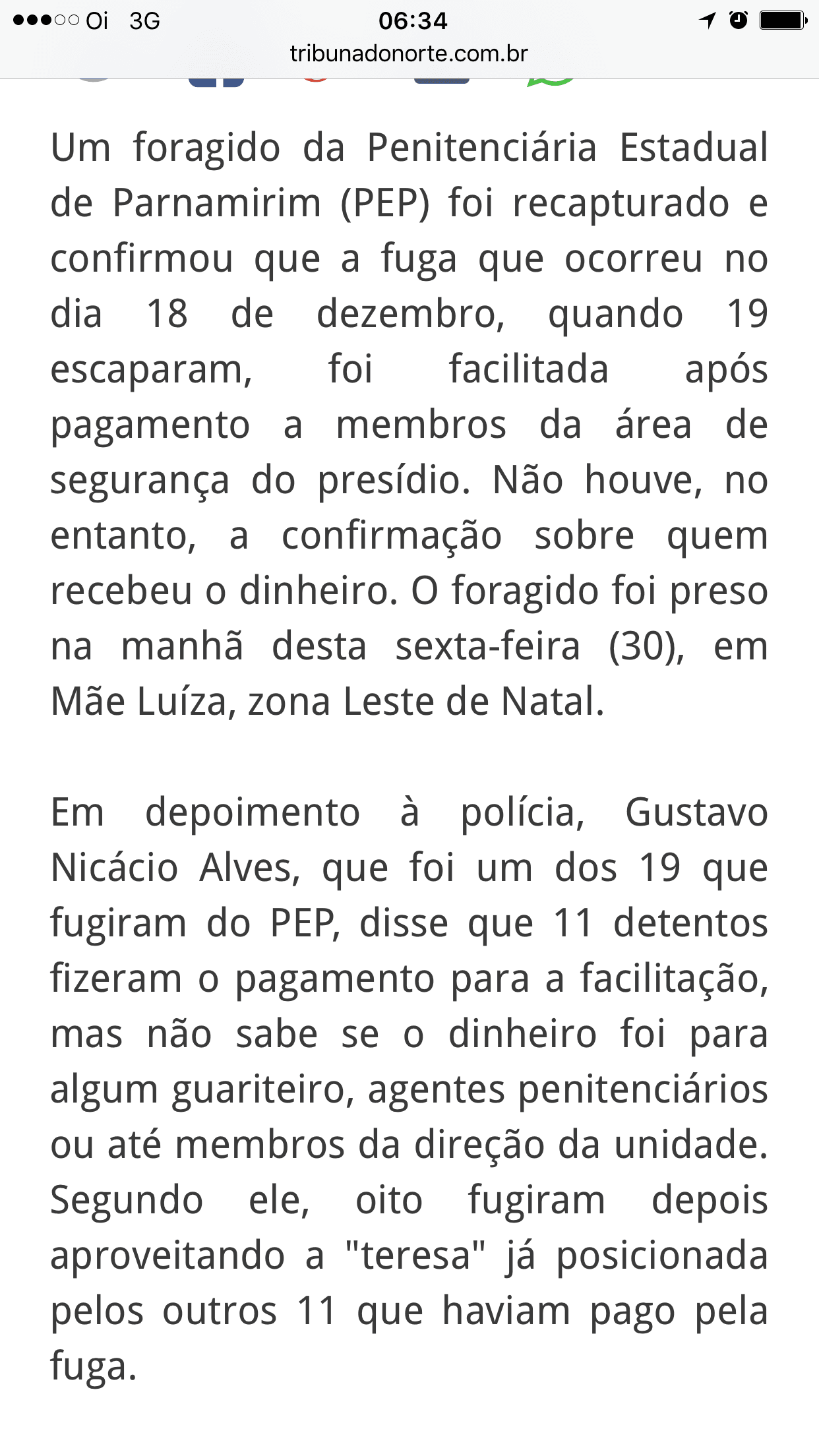 Preso que fugiu confirma que fuga no PEP este mês foi comprada