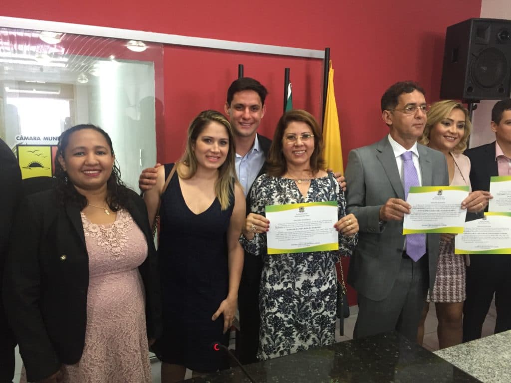 FOTO: Prefeita Fátima Marinho, vice e vereadores são diplomados em Canguaretama