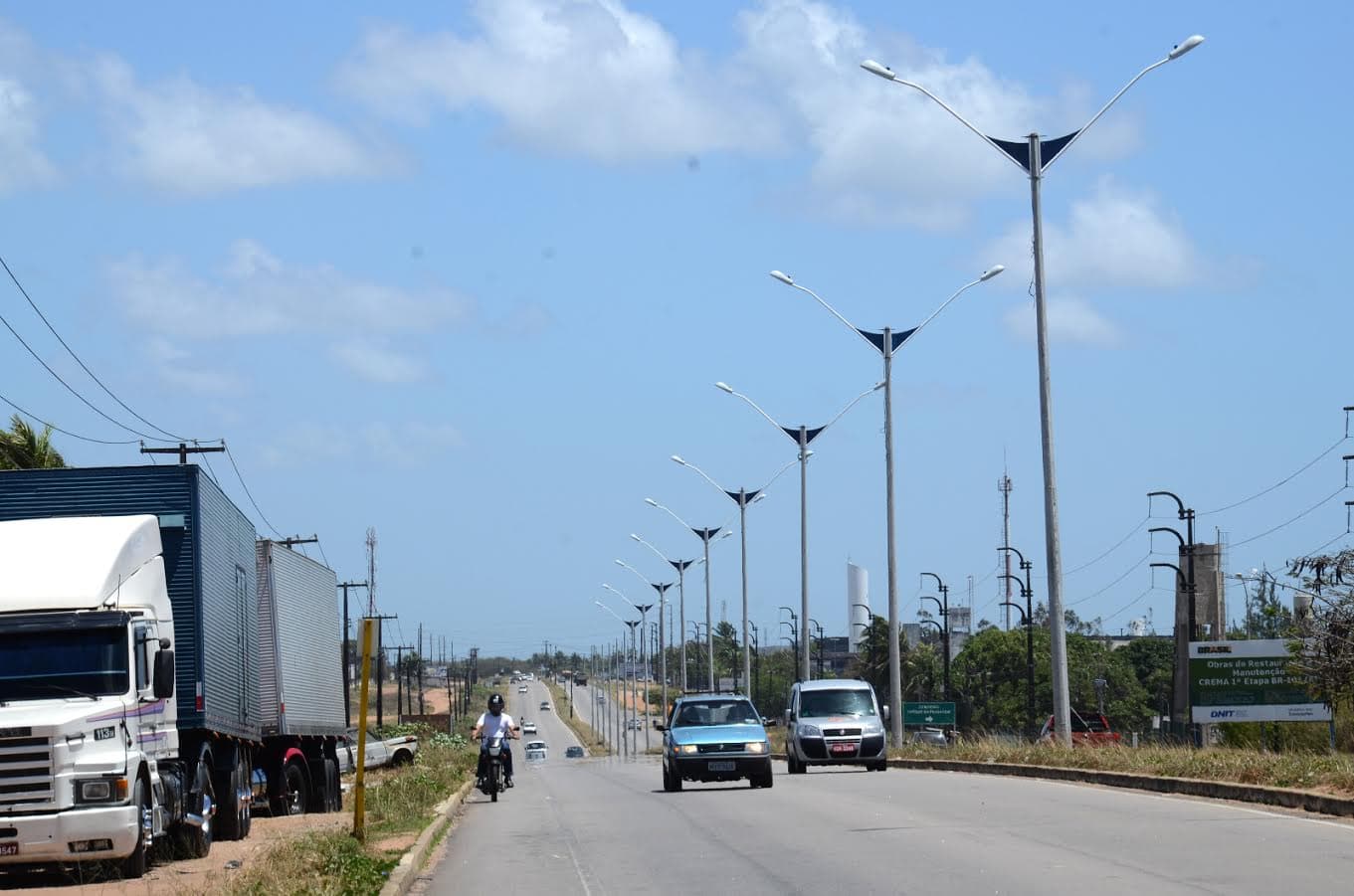 Iluminação da BR 101 Norte será entregue nesta terça-feira