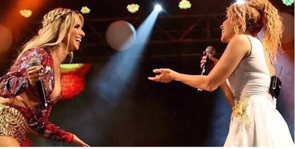 Joelma e Thábata cantam juntas no Mossoró Cidade Junina
