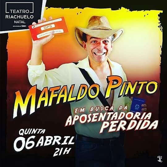 Mafaldo apresenta "Em Busca da Aposentadoria Perdida" dia 06 no Riachuelo