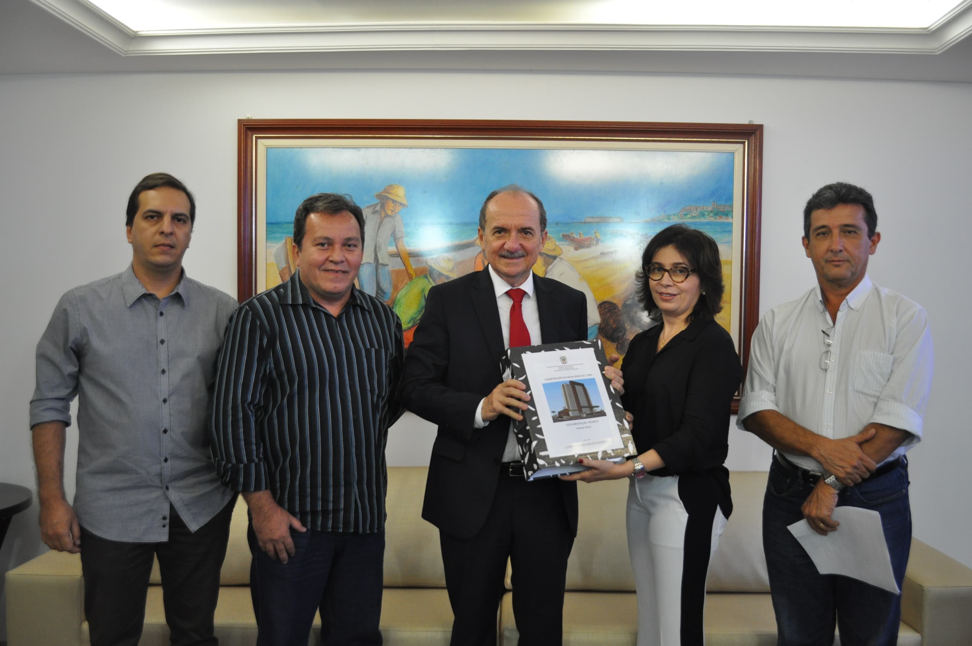 Presidência do TJRN recebe projeto da nova sede do Judiciário estadual
