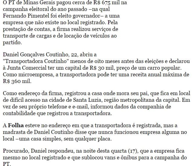 TESOUREIRO DO PT É Preso pela PF