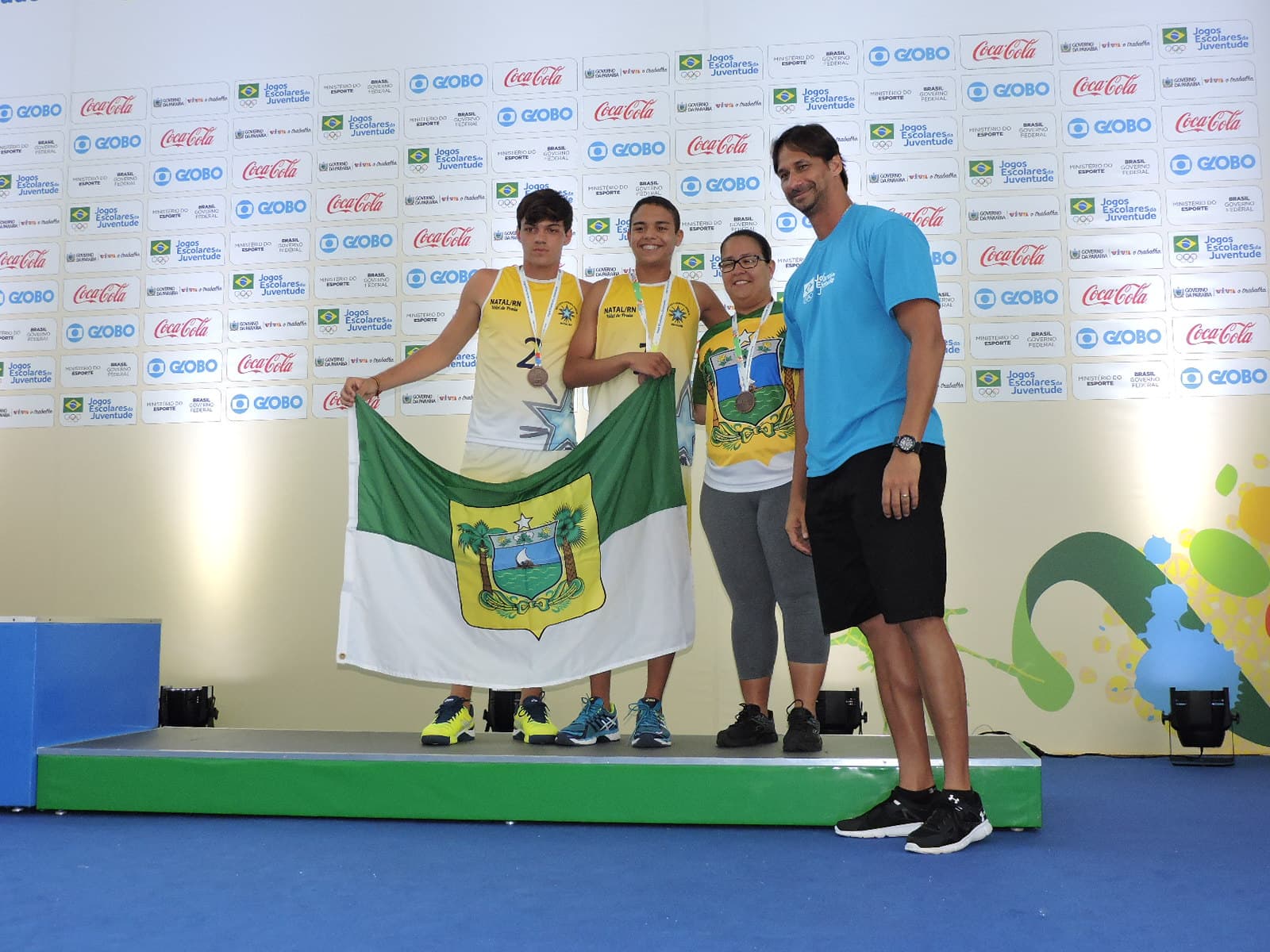 RN conquista sete medalhas nos Jogos Escolares da Juventude - 15 a 17