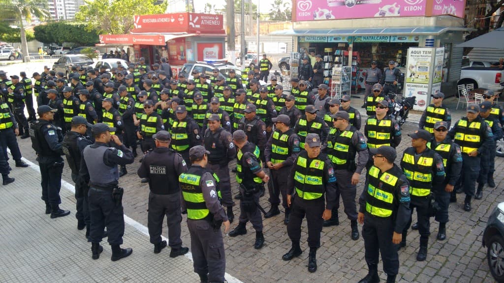 500 policiais militares farão a segurança durante o clássico entre ABC e América neste domingo em Natal