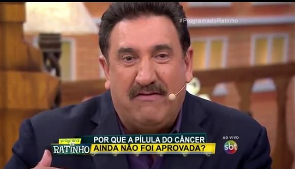 VÍDEO (APELO LIBERAÇÃO DA PÍLULA ): Ratinho "empareda" políticos, desabafa sobre câncer e se emociona ao vivo