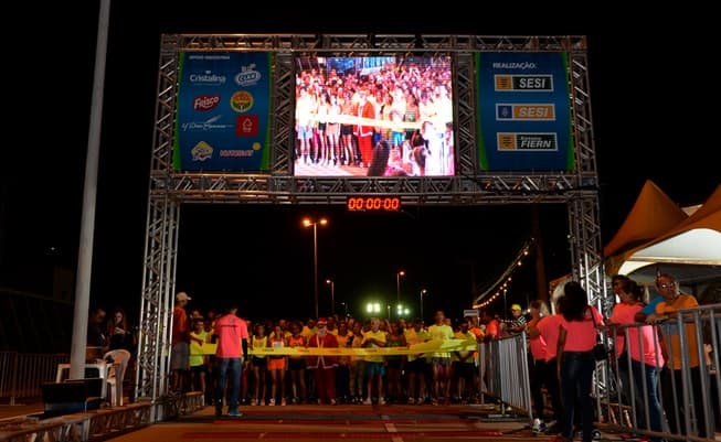 Corrida Noturna do SESI em sua 7ª edição em Natal segue com inscrições abertas