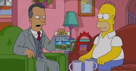 "Os Simpsons" ironiza escândalo de corrupção da Fifa ao prever prisão