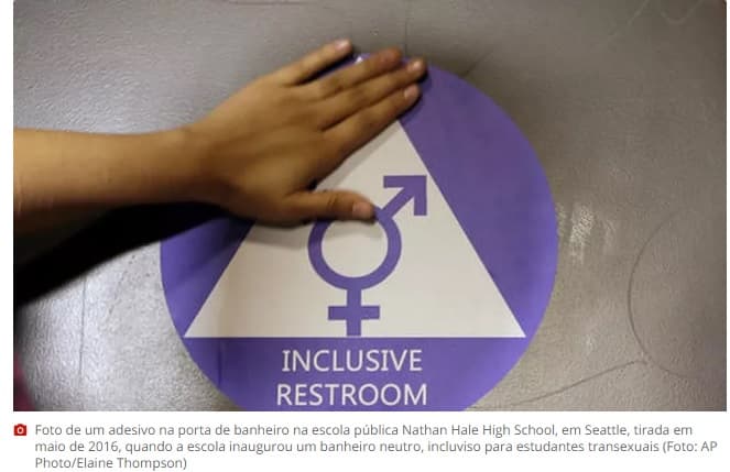 Donald Trump anula regra para transex escolher banheiro nas escolas dos EUA