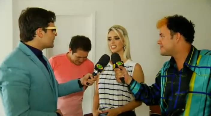 VÍDEO: confira divertida matéria do Pânico na Band apresentando a potiguar Thábata Mendes na banda Calypso
