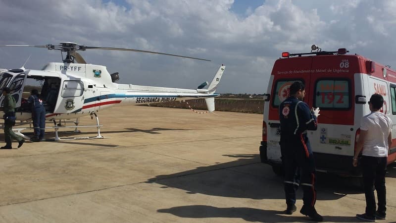 Potiguar 01 realiza transporte aeromédico de idosa de 69 anos de Mossoró para Natal