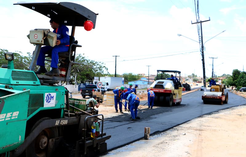 FOTOS: Pró-transporte avança nas obras da Zona Norte de Natal