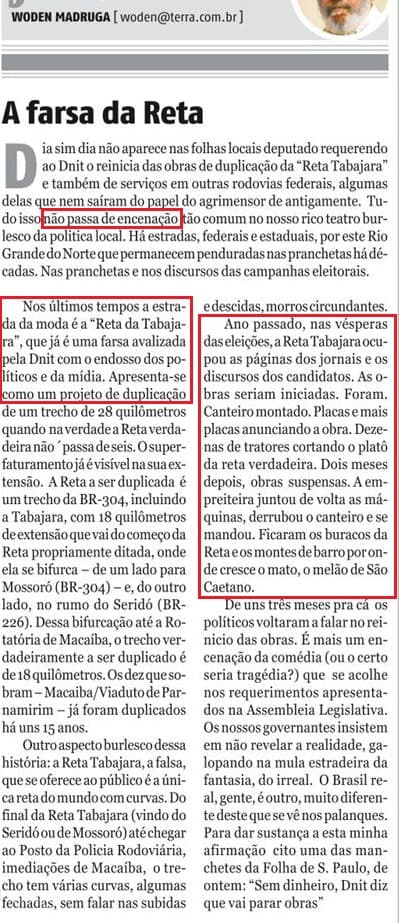 Henrique Alves seria um farsante? É o que diz colunista da Tribuna do Norte