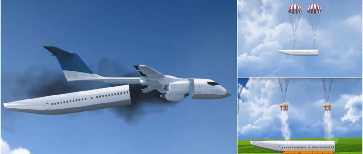 VÍDEO: Projeto quer construir avião que ejeta todas as cadeiras em caso de acidente