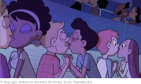 VÍDEO: Disney exibe não só 1º beijo gay de desenho, mas vários outros