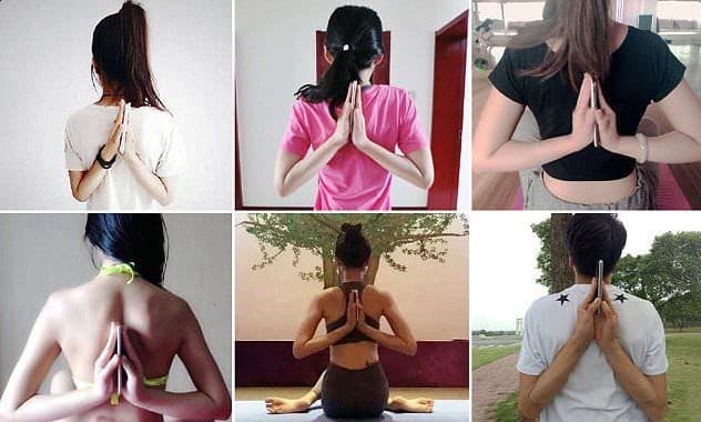 FOTOS E VÍDEO: Novo desafio na web: ‘orar' com as mãos nas costas