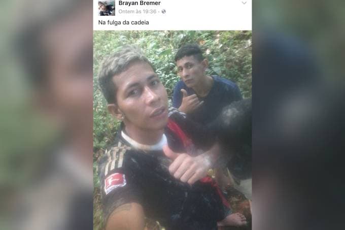 VIRALIZOU: No Amazonas, criminoso em fuga posta FOTO em rede social