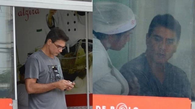 FOTOS: Ex-galã da Globo ganha a vida como caixa de uma loja de bolos no Rio