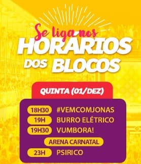 Carnatal 2016 começa nesta quinta; veja programação e mapa da folia