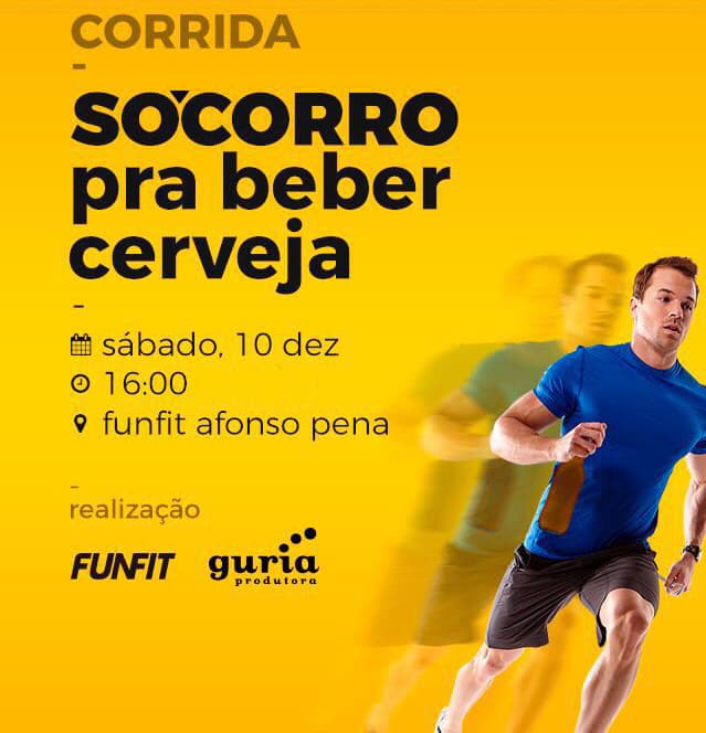 “Só Corro Pra Beber Cerveja”, dia 10 de dezembro, circuito de corridas de rua em Natal com irreverência; veja como se inscrever