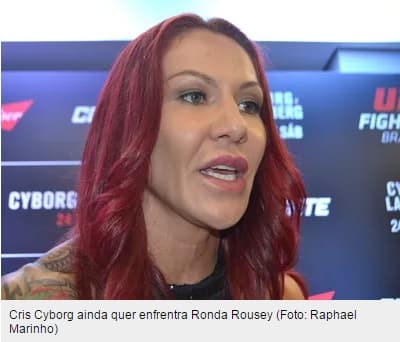 Cris Cyborg: "Ronda vai precisar de cirurgia no rosto depois da nossa luta"