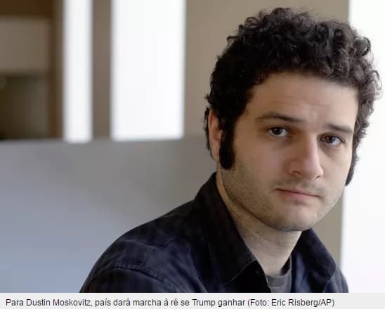 DESESPERO PARA DERROTAR TRUMP: Um dos fundadores de Facebook doa US$ 20 milhões à campanha de Hillary