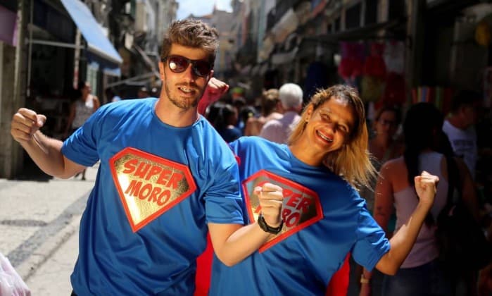 "SUPER"- (FOTO): Fantasia do juiz Sérgio Moro é a novidade do carnaval