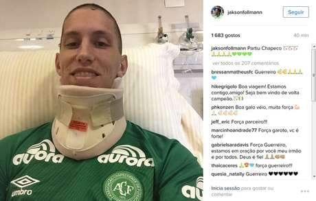 Goleiro Jackson Follmann é transferido para Chapecó