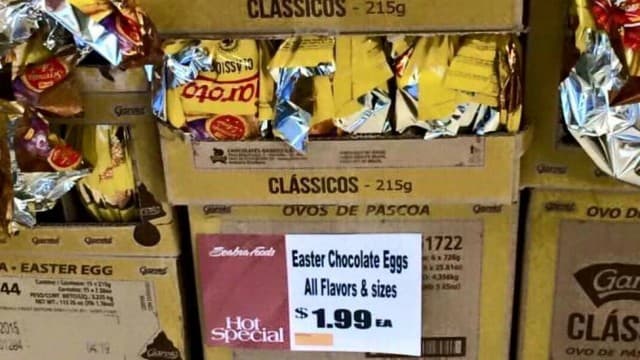 FOTOS: Brasileiros se revoltam com ovos da Garoto a US$ 1,99 nos EUA. Há também outras marcas