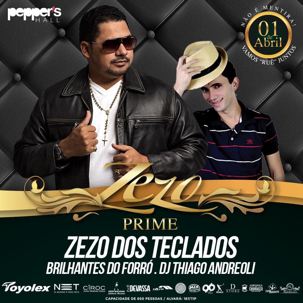 Zezo e Katia Cilene agitam a Pepper’s Hall neste fim de semana