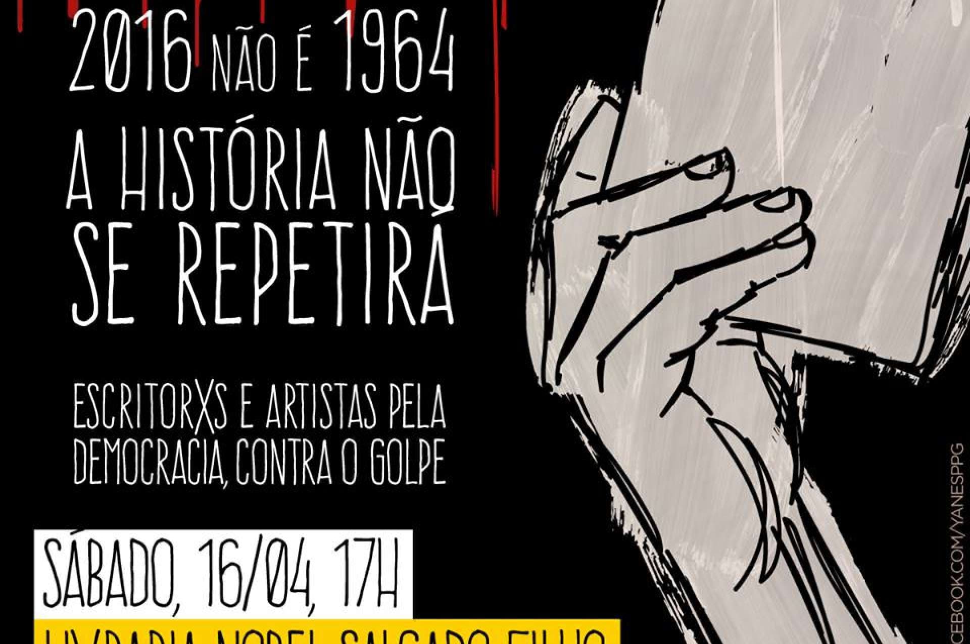 Intelectuais realizam neste sábado em Natal ato contra o impeachment