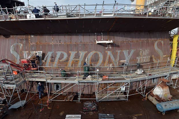 FOTOS: Navio será o maior do mundo com 230.000t e 93m a mais que Titanic