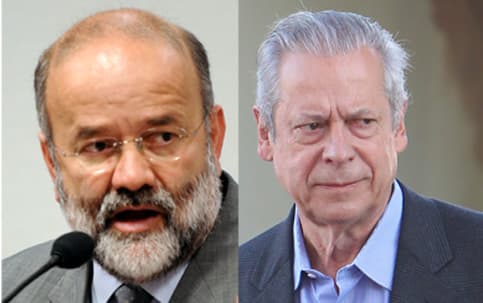 Dirceu e Vaccari viram réus da Lava Jato por corrupção
