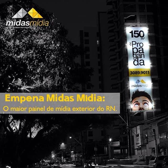 Midas Mídias completa 3 anos inovando em mídia exterior na capital potiguar
